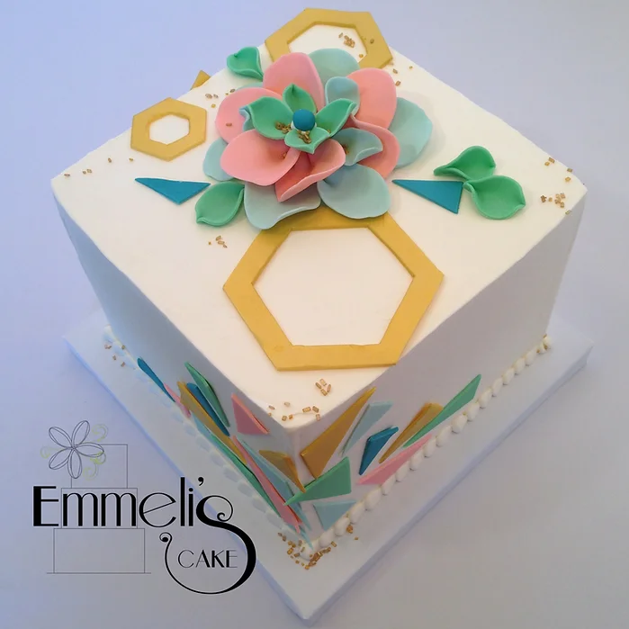 Hexagons Cake