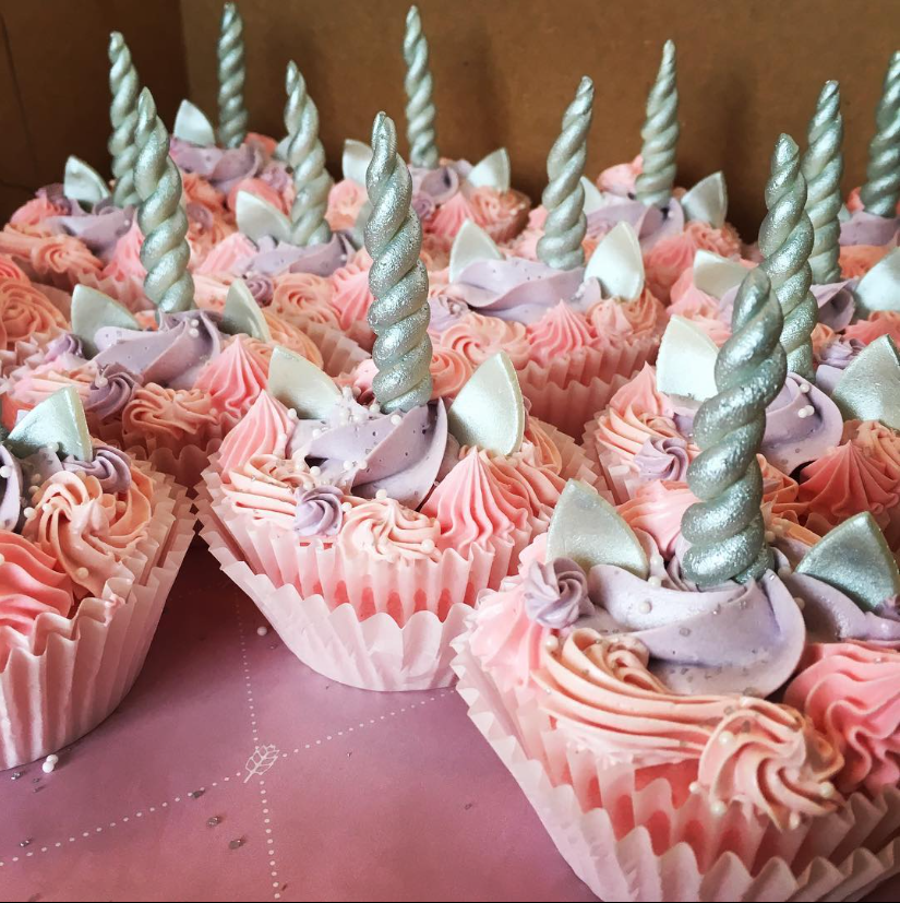 Pink Unicorn Cupcakes